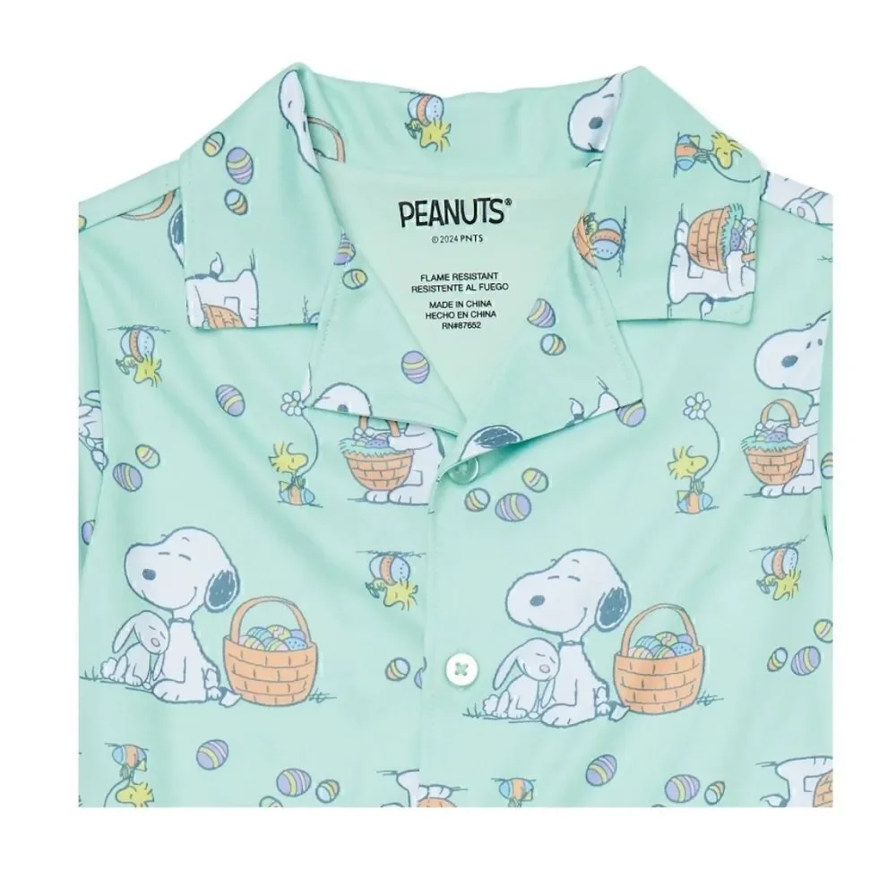 Nwt Peanuts Toddler Girls Easter Pajama Coat Set, 2-Piece